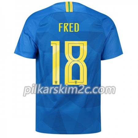 Koszulka Brazylia Fred 18 Precz Mistrzostwa Świata 2018 - Koszulki Piłkarskie